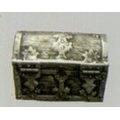 Cast Aluminum Treasure Chest Coin Bank